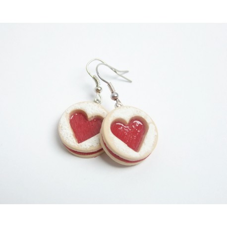 Linecké cukroví - srdíčka