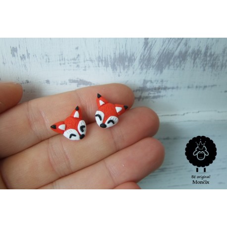 Lišky náušnice nealergenní