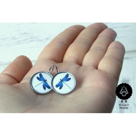 Náušnice "Vážky" 3 - o chirurg. ocel