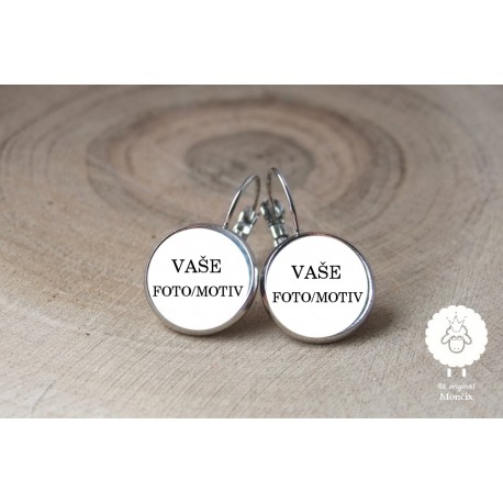 Náušnice na přání 2 " Vaše foto"