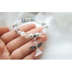 Náramek "Andělka" broskev