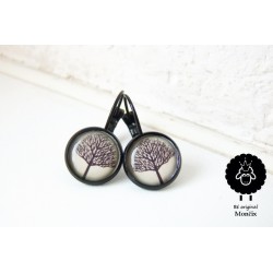 Stromy - visací náušnice