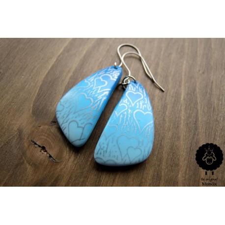 Modré srdíčkové – ocel