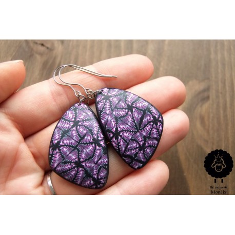 Fialové mozaikové- ocel