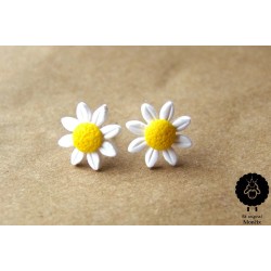 Náušnice „Kopretiny“ 17