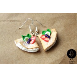 Náušnice „Palačinky“ 3B