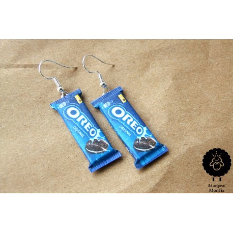 Náušnice „Oreo sušenky“ 7B