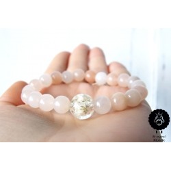 Náramek nevěstin závoj Láska něha Jaspis třešňový