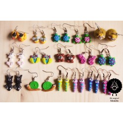 Výprodej FIMO náušnic 1 (20 druhů)