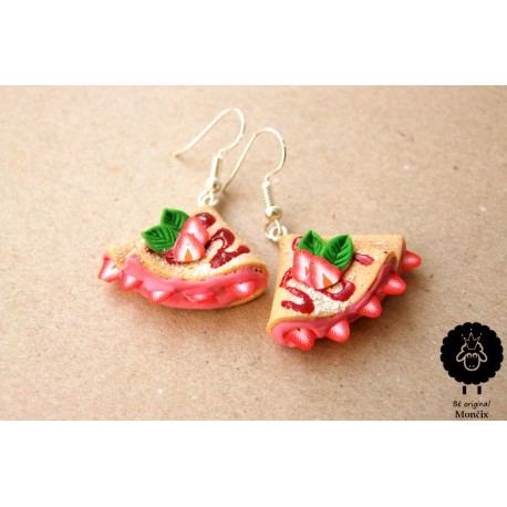 Náušnice „Palačinky“ 3B