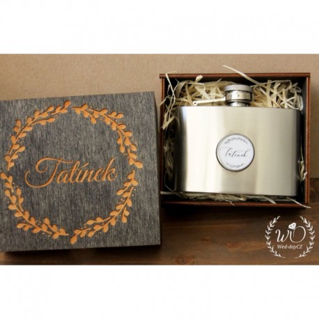 Placatka „Tatínek“ + krabička (4oz)