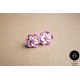 Náušnice květiny ocelové pecky 
