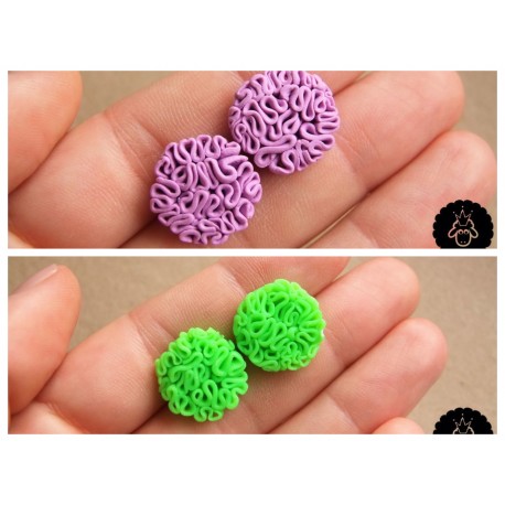 Náušnice muchlánky pecky