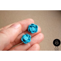 Náušnice květiny pecky VÝPRODEJ