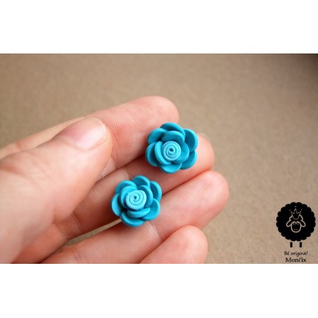 Náušnice květiny pecky VÝPRODEJ