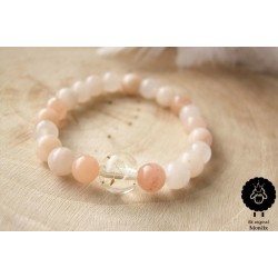 Náramek nevěstin závoj Láska něha Jaspis třešňový