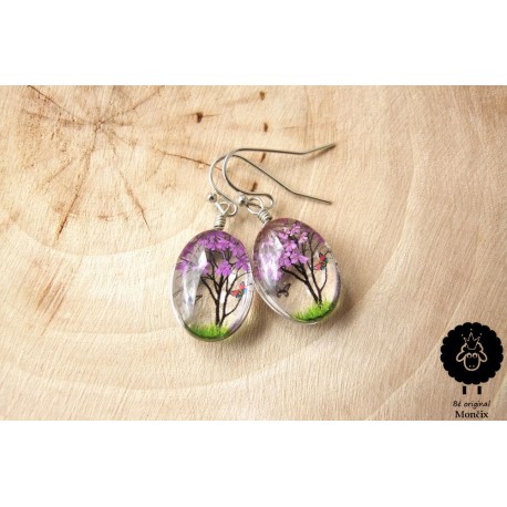 Náušnice Luční květiny 2 barvy na výběr