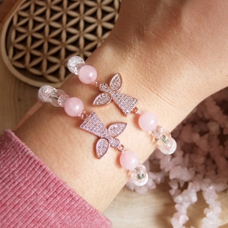 Náramek LIMITED Anděl Crystal black mineral