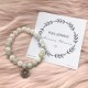 Náramek Paní učitelce minerálový