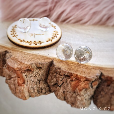 Pampeliškové náušnice Chmýří simple