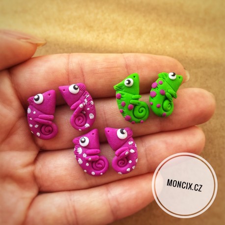 Chameleoni náušnice