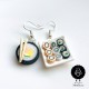 Náušnice Sushi set