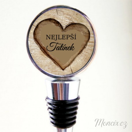 zatka-tatinek-srdce-drevo