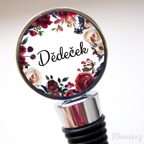 Zátka na víno Dědeček Bordó