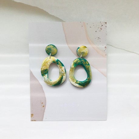 Marble gold emerald - Organic