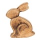 Dřevěný rustikální králík 20 cm