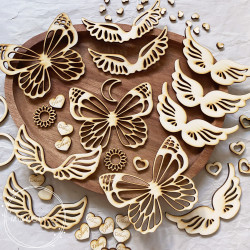 Křídla a dekorace - Víly macramé