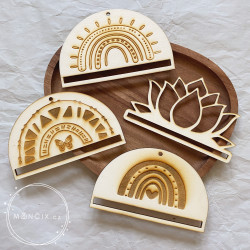 Boho dekorace - macramé