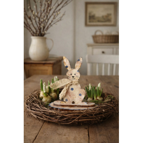 Králíček shabby malý - jarní dekorace